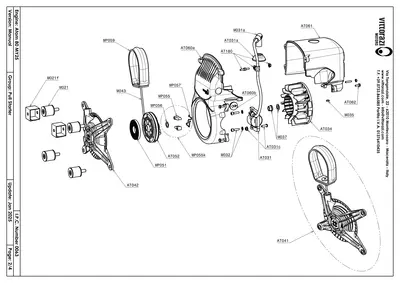 Seilzugstarter - IPC Explosionszeichnung
