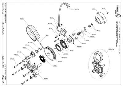 Seilzugstarter - IPC Explosionszeichnung